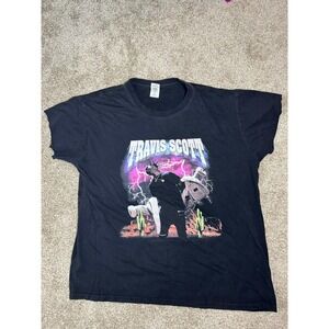 Travis Scott 2015 Rodeo Tour Lightning Tee t-shirt Rage Edition  Houston Texas